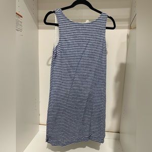 Beach Lunch Lounge blue striped dress.